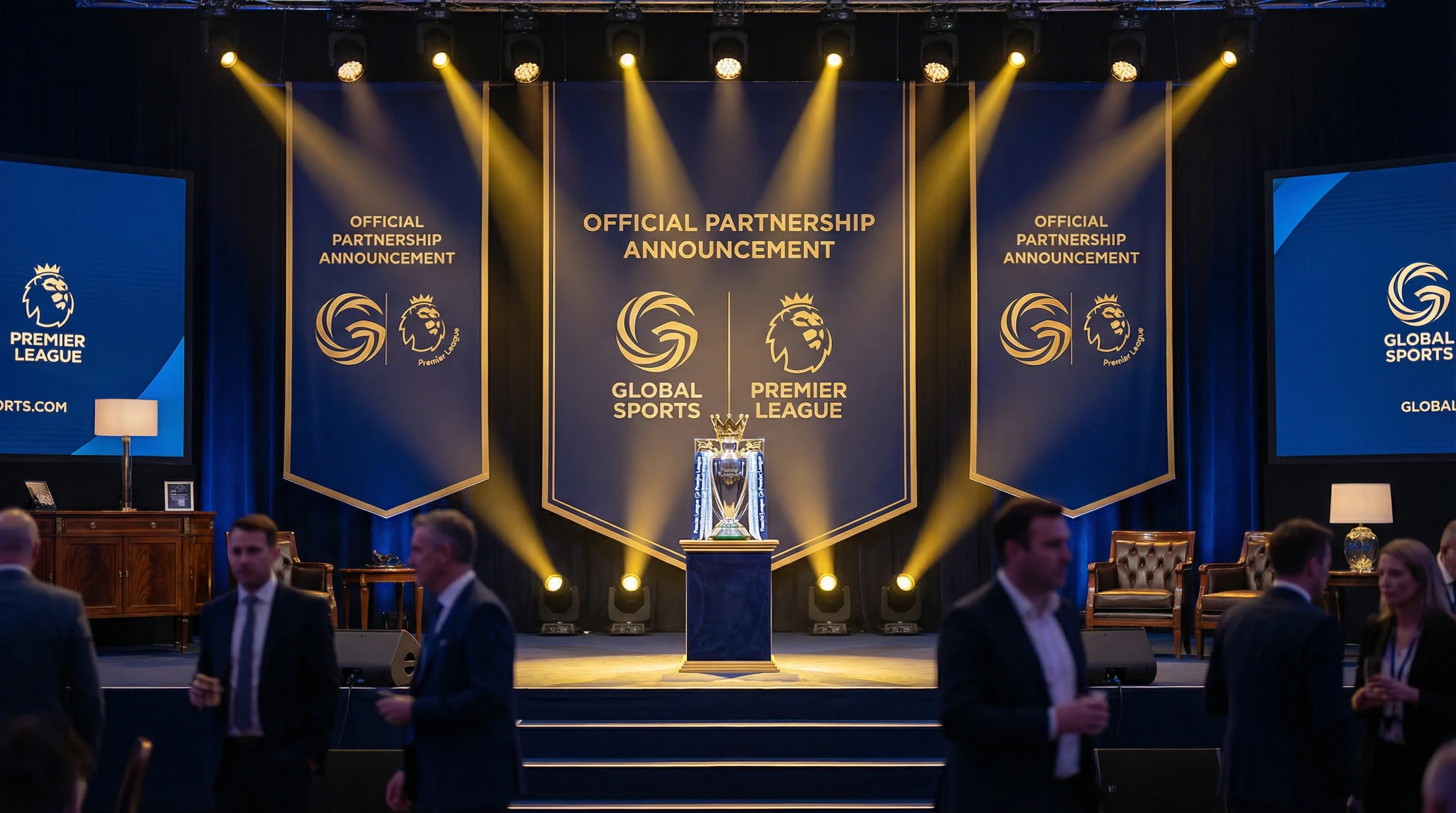 英超联赛官方合作伙伴活动现场